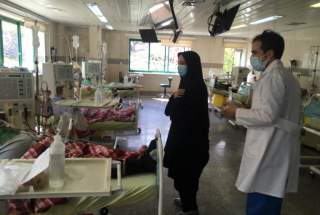 بازدید مدیر عامل محترم انجمن خیریه بیماران کلیوی ایران از مراکز دیالیز