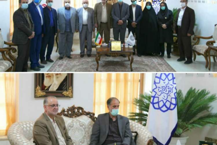 جلسه مدیر عامل انجمن خیریه حمایت از بیماران کلیوی ایران و هیئت همراه در عمارت شهرداری اردبیل