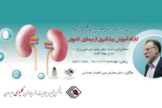 کارگاه آموزشی پیشگیری از بیماری های کلیوی