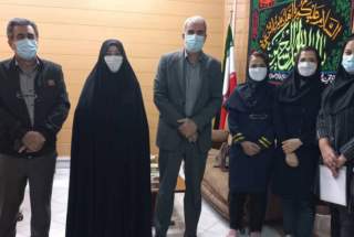 بازدید رئیس انجمن های مردم نهاد دانشگاه  شهید بهشتی از انجمن حمایت از بیماران کلیوی