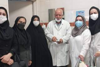 عیادت  مدیر عامل انجمن خیریه حمایت از بیماران کلیوی ایران و هیأت همراه از مددجویان دیالیزی کودکان بیمارستان حضرت علی اصغر