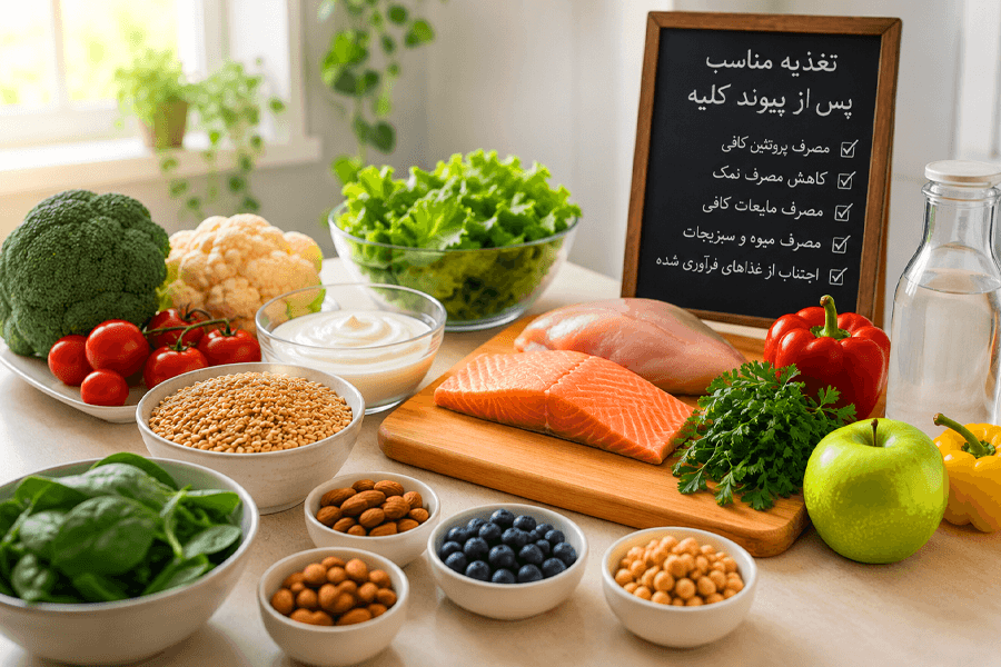 تغذیه‌ی مناسب پس از پیوند کلیه